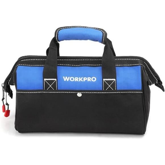 13-inch Tool Bag, Wide Mouth Tool Tote Bag with Inside Pockets for Tool Storage - Picture 7 of 7